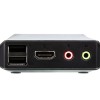 SWITCH KVM ATEN control 2 PC la 1 KVM, 4K resolution, button port selector, conector tip USB (T) x 2 | HDMI (T) x 2, 2 x 3.5mm Audio Jack Male 