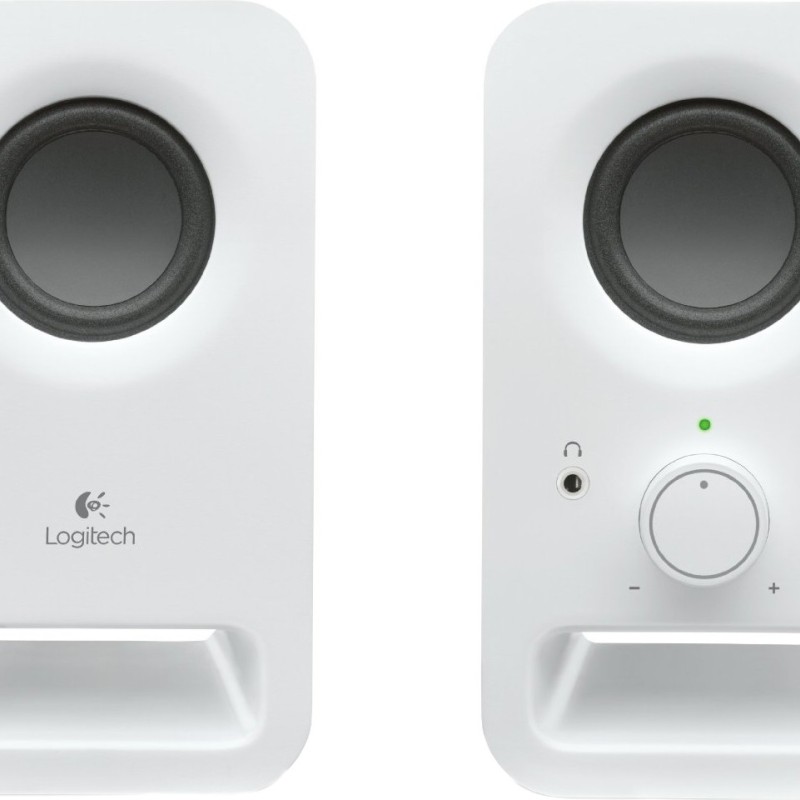 BOXE LOGITECH 2.0, RMS:  3W (2 x 1.5W), white, 