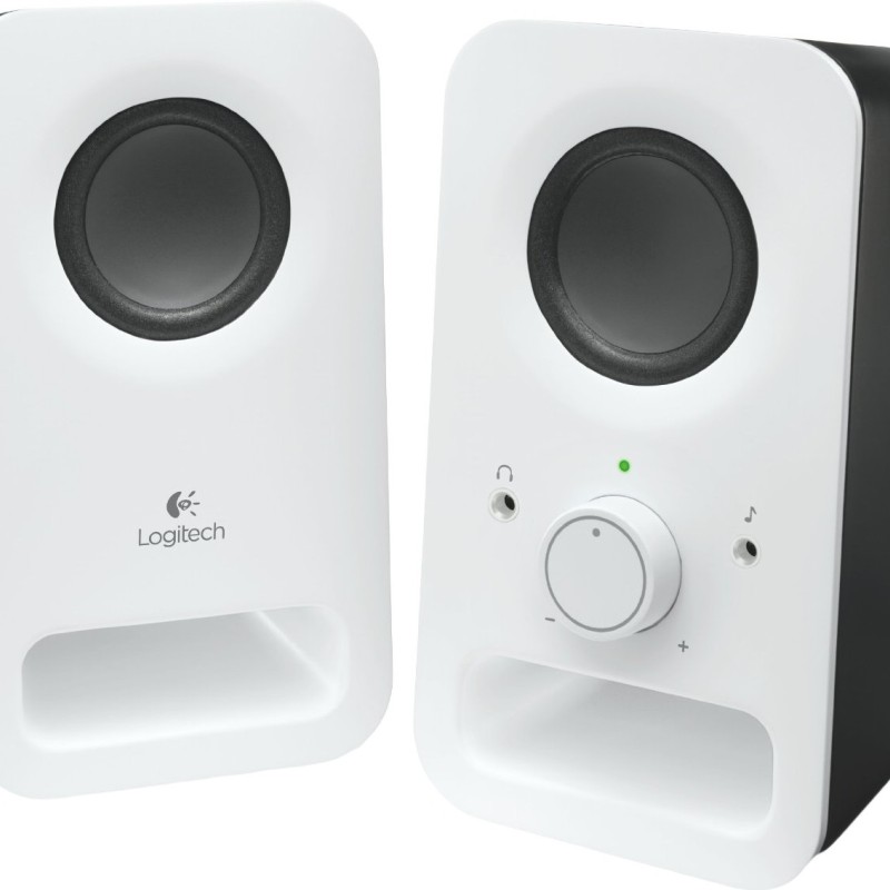 BOXE LOGITECH 2.0, RMS:  3W (2 x 1.5W), white, 