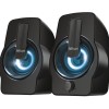 BOXE TRUST, 2.O, 2 x 6 W, cu fir, alimentare 220V, Jack 3.5mm, USB, 