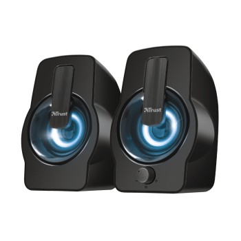 BOXE TRUST, 2.O, 2 x 6 W, cu fir, alimentare 220V, Jack 3.5mm, USB, 