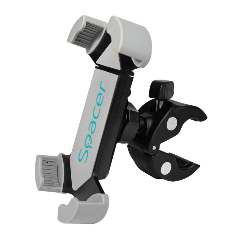 SUPORT Bicicleta SPACER pt SmartPhone, Multi-Purpose, fixare de bare de diferite dimensiuni, Negru, 