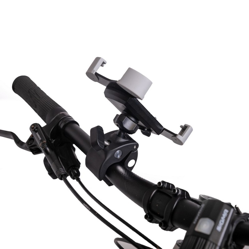 SUPORT Bicicleta SPACER pt SmartPhone, Multi-Purpose, fixare de bare de diferite dimensiuni, Negru, 