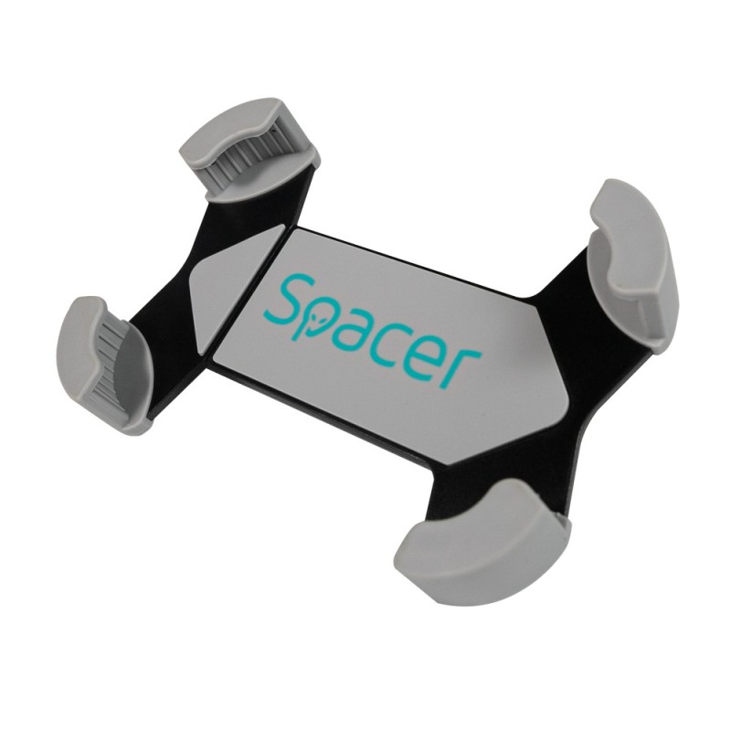 SUPORT Bicicleta SPACER pt SmartPhone, Multi-Purpose, fixare de bare de diferite dimensiuni, Negru, 