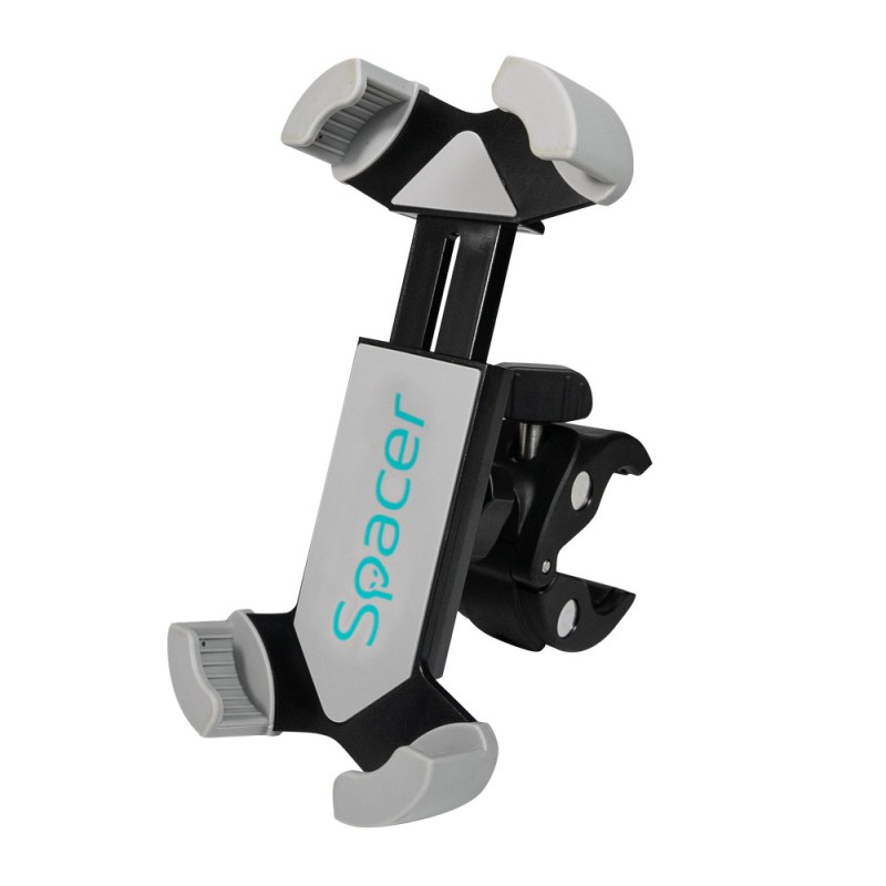SUPORT Bicicleta SPACER pt SmartPhone, Multi-Purpose, fixare de bare de diferite dimensiuni, Negru, 