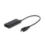 ADAPTOR video GEMBIRD, adaptor Micro-USB (T) la HDMI (M), 16cm, rezolutie maxima Full HD (1920 x 1080) la 60Hz, conecteaza smartphone cu mufa 5-pin MHL la TV, negru, 