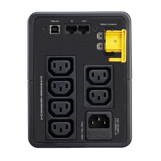 UPS APC, Line int., mini Tower, 520 W, AVR, IEC x 6, LED, back-up 1 - 10 min. 