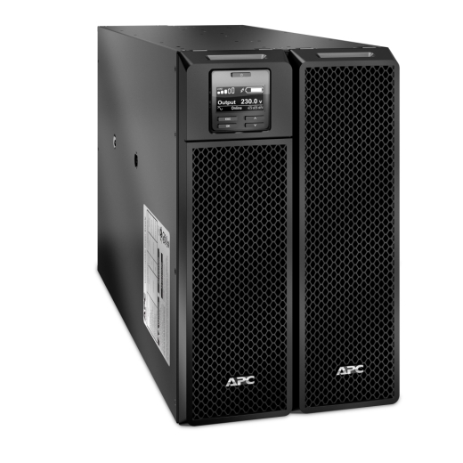 UPS APC, Online, Tower/rack, 8000 W, fara AVR, IEC x 6, display LCD, back-up 11 - 20 min. 