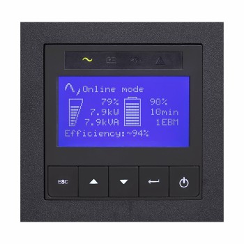 UPS Eaton, Online, Rack, 10000 W, fara AVR, IEC x 4, display LCD, back-up peste 100 min. 