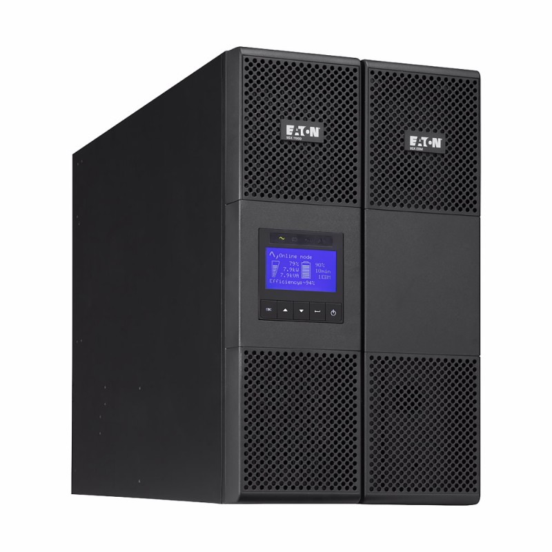 UPS Eaton, Online, Tower/rack, 4500 W, fara AVR, Terminal Block, display LCD, back-up 11 - 20 min. 