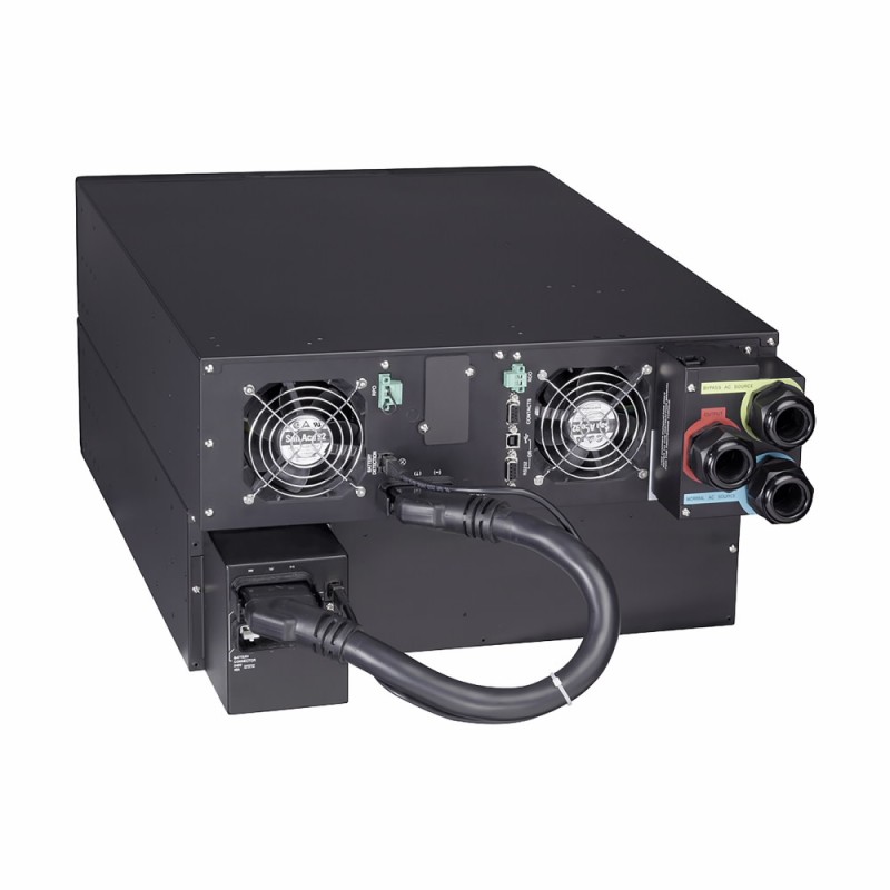 UPS Eaton, Online, Tower/rack, 4500 W, fara AVR, Terminal Block, display LCD, back-up 11 - 20 min. 