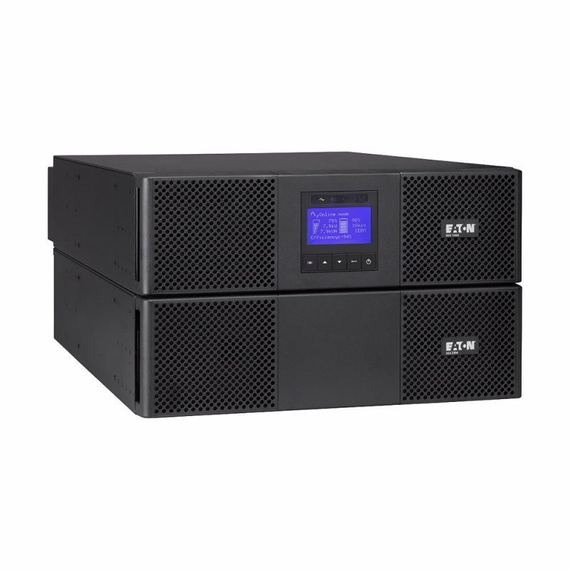 UPS Eaton, Online, Tower/rack, 7200 W, fara AVR, Terminal Block, display LCD, back-up 11 - 20 min. 