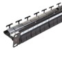 Patch Panel neechipat | Modular | Cat 5, 6, 6A, 7, 7A | Cupru | 24 | Snap-in | LANmark | Negru