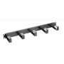 Organizator cabluri 1U negru