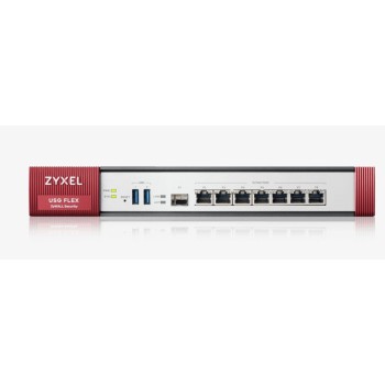FIREWALL ZYXEL USGFLEX500, 7x LAN/DMZ, 1x SFP, 810 Mbps, IKEv2, IPSec, SSL, L2TP/IPSec, fanless, 