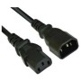 CABLU alimentare PC BACHMANN, 1.5 m, intrare C14 (PC) (T), iesire C13 (PC) (M), 16 A, negru, 