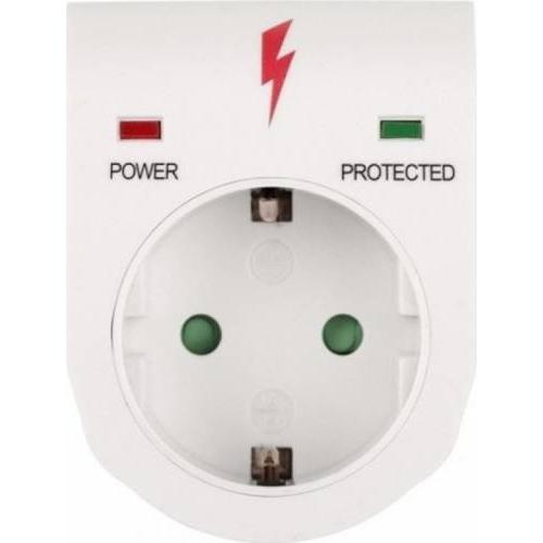 Dispozitiv de protectie personala la supratensiune 16A/250V; 4,5KA | Numar iesiri 1 | Schuko | Alb, 