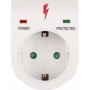 Dispozitiv de protectie personala la supratensiune 16A/250V; 4,5KA | Numar iesiri 1 | Schuko | Alb, 