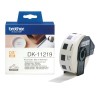 Etichete de hartie Original Brother Black on White, DK11219, pentru P-TOUCH QL-1100|QL-800|QL-810|QL-1050|QL-1060|QL-500|QL-560|QL-570|QL-580|QL-650|QL-700, 12x12mm, 1200buc, incl.TV 0 RON, 