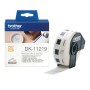 Etichete de hartie Original Brother Black on White, DK11219, pentru P-TOUCH QL-1100|QL-800|QL-810|QL-1050|QL-1060|QL-500|QL-560|QL-570|QL-580|QL-650|QL-700, 12x12mm, 1200buc, incl.TV 0 RON, 