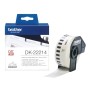 Banda Continua Hartie  Original Brother Black on White, DK22214, pentru P-TOUCH QL-1100|QL-800|QL-810|QL-1050|QL-1060|QL-500|QL-560|QL-570|QL-580|QL-650|QL-700, 12x30mm, 48m, incl.TV 0 RON, 