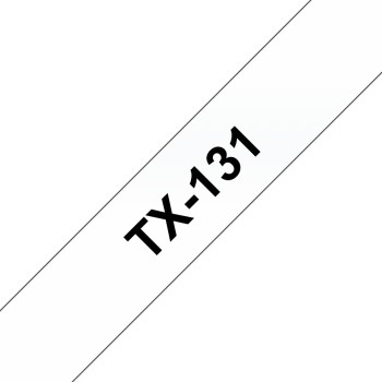 Banda laminata Original Brother Black on Clear, TX131, pentru E105|E110|H100|H101|H105|H110|H111|P300|128|200|1000|1010|1090|1100|1120|1130|1160|1170|1180|1190|1200|1230|1280|1290|6100|7100|ST1150, 12mm, incl.TV 0 RON, 