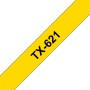 Banda laminata Original Brother Black on Yellow, TX621, pentru E105|E110|H100|H101|H105|H110|H111|P300|128|200|1000|1010|1090|1100|1120|1130|1160|1170|1180|1190|1200|1230|1280|1290|6100|7100|ST1150, 9mm, incl.TV 0 RON, 