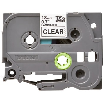 Banda laminata Original Brother Black on Clear, TZE141, pentru D400|D450|E300|H300|18R|300|310|320|340|1300|1700|1750|1760|1800|1810|1830|1880|1890|1900|1910|1950|1960|2030|2040|2100|2110|ST5, 18mm, incl.TV 0 RON, 