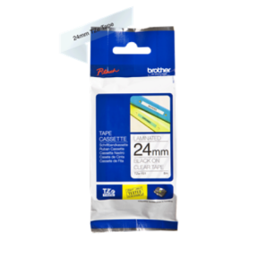 Banda laminata Original Brother Black on Clear, TZE151, pentru D600|E500|E550|H500|P700|P710|P750|330|350|520|540|580|1400|1500|1600|1650|2200|2210|2300|2310|2400|2410|2430|2500|2600|2610|2700|2710|2730|2730|7500|7600, 24mm, incl.TV 0 RON, 