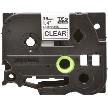 Banda laminata Original Brother Black on Clear, TZE161, pentru 530|550|3600|9200|9400|9500|9600|9700|9800|D800|E800|P900|P910|P950, 36mm, incl.TV 0 RON, 