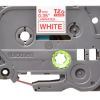 Banda laminata Original Brother Red on White, TZE222, pentru E105|E110|H100|H101|H105|H110|H111|P300|128|200|1000|1010|1090|1100|1120|1130|1160|1170|1180|1190|1200|1230|1280|1290|6100|7100|ST1150, 9mm, incl.TV 0 RON, 