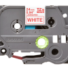 Banda laminata Original Brother Red on White, TZE252, pentru D600|E500|E550|H500|P700|P710|P750|330|350|520|540|580|1400|1500|1600|1650|2200|2210|2300|2310|2400|2410|2430|2500|2600|2610|2700|2710|2730|2730|7500|7600, 24mm, incl.TV 0 RON, 