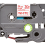 Banda laminata Original Brother Red on White, TZE252, pentru D600|E500|E550|H500|P700|P710|P750|330|350|520|540|580|1400|1500|1600|1650|2200|2210|2300|2310|2400|2410|2430|2500|2600|2610|2700|2710|2730|2730|7500|7600, 24mm, incl.TV 0 RON, 