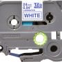 Banda laminata Original Brother Blue on White, TZE253, pentru D600|E500|E550|H500|P700|P710|P750|330|350|520|540|580|1400|1500|1600|1650|2200|2210|2300|2310|2400|2410|2430|2500|2600|2610|2700|2710|2730|2730|7500|7600, 24mm, incl.TV 0 RON, 