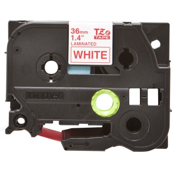 Banda laminata Original Brother Red on White, TZE262, pentru 530|550|3600|9200|9400|9500|9600|9700|9800|D800|E800|P900|P910|P950, 36mm, incl.TV 0 RON, 