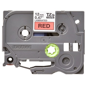 Banda laminata Original Brother Black on Red, TZE431, pentru E105|E110|H100|H101|H105|H110|H111|P300|128|200|1000|1010|1090|1100|1120|1130|1160|1170|1180|1190|1200|1230|1280|1290|6100|7100|ST1150, 12mm, incl.TV 0 RON, 