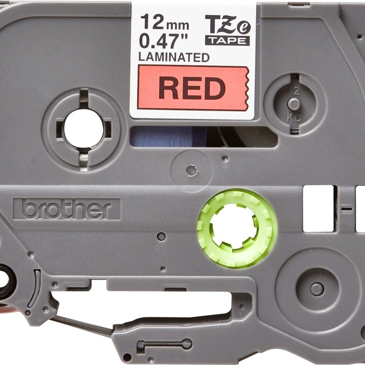 Banda laminata Original Brother Black on Red, TZE431, pentru E105|E110|H100|H101|H105|H110|H111|P300|128|200|1000|1010|1090|1100|1120|1130|1160|1170|1180|1190|1200|1230|1280|1290|6100|7100|ST1150, 12mm, incl.TV 0 RON, 