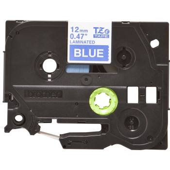 Banda laminata Original Brother White on Blue, TZE535, pentru E105|E110|H100|H101|H105|H110|H111|P300|128|200|1000|1010|1090|1100|1120|1130|1160|1170|1180|1190|1200|1230|1280|1290|6100|7100|ST1150, 12mm, incl.TV 0 RON, 