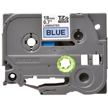 Banda laminata Original Brother Black on Blue, TZE541, pentru D400|D450|E300|H300|18R|300|310|320|340|1300|1700|1750|1760|1800|1810|1830|1880|1890|1900|1910|1950|1960|2030|2040|2100|2110|ST5, 18mm, incl.TV 0 RON, 