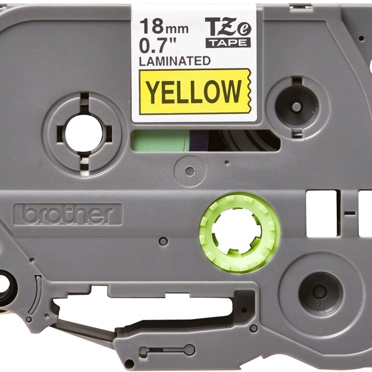 Banda laminata Original Brother Black on Yellow, TZE641, pentru D400|D450|E300|H300|18R|300|310|320|340|1300|1700|1750|1760|1800|1810|1830|1880|1890|1900|1910|1950|1960|2030|2040|2100|2110|ST5, 18mm, incl.TV 0 RON, 