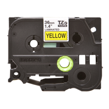 Banda laminata Original Brother Black on Yellow, TZE661, pentru 530|550|3600|9200|9400|9500|9600|9700|9800|D800|E800|P900|P910|P950, 36mm, incl.TV 0 RON, 