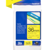 Banda laminata Original Brother Black on Yellow, TZE661, pentru 530|550|3600|9200|9400|9500|9600|9700|9800|D800|E800|P900|P910|P950, 36mm, incl.TV 0 RON, 