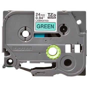 Banda laminata Original Brother Black on Green, TZE751, pentru D600|E500|E550|H500|P700|P710|P750|330|350|520|540|580|1400|1500|1600|1650|2200|2210|2300|2310|2400|2410|2430|2500|2600|2610|2700|2710|2730|2730|7500|7600, 24mm, incl.TV 0 RON, 