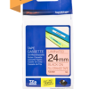 Banda laminata Original Brother Black on Orange fl., TZEB51, pentru D600|E500|E550|H500|P700|P710|P750|330|350|520|580|1400|1500|1600|1650|2200|2300|2310|2400|2430|2500|2600|2610|2700|2710|2730|2730|7500|7600, 24mm, incl.TV 0 RON, 