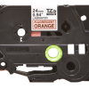 Banda laminata Original Brother Black on Orange fl., TZEB51, pentru D600|E500|E550|H500|P700|P710|P750|330|350|520|580|1400|1500|1600|1650|2200|2300|2310|2400|2430|2500|2600|2610|2700|2710|2730|2730|7500|7600, 24mm, incl.TV 0 RON, 