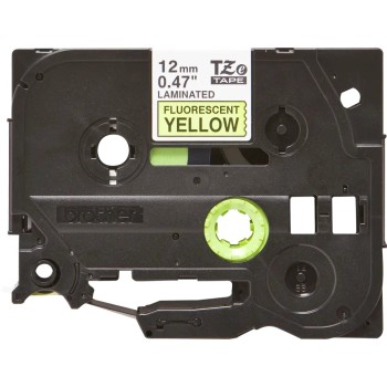 Banda laminata Original Brother Black on Yellow fl., TZEC31, pentru E105|E110|H100|H101|H105|H110|H111|P300|128|200|1000|1010|1090|1100|1120|1130|1160|1170|1180|1190|1200|1230|1280|1290|6100|7100|ST1150, 12mm, incl.TV 0 RON, 