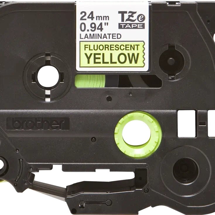 Banda laminata Original Brother Black on Yellow fl., TZEC51, pentru D600|E500|E550|H500|P700|P710|P750|330|350|520|580|1400|1500|1600|1650|2200|2300|2310|2400|2430|2500|2600|2610|2700|2710|2730|2730|7500|7600, 24mm, incl.TV 0 RON, 