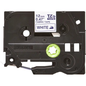 Banda textila Original Brother Blue on White, TZEFA3, pentru E105|E110|H100|H101|H105|H110|H111|P300|128|200|1000|1010|1090|1100|1120|1130|1160|1170|1180|1190|1200|1230|1280|1290|6100|7100|ST1150, 12mm, incl.TV 0 RON, 