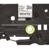 Banda laminata Original Brother Black on White, TZEFX231, pentru E105|E110|H100|H101|H105|H110|H111|P300|128|200|1000|1010|1090|1100|1120|1130|1160|1170|1180|1190|1200|1230|1280|1290|6100|7100|ST1150, 12mm, incl.TV 0 RON, 