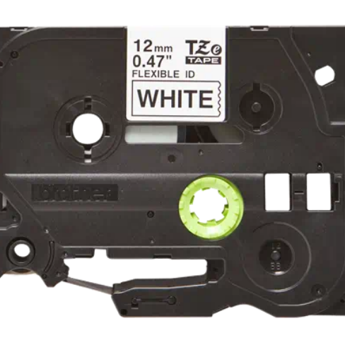 Banda laminata Original Brother Black on White, TZEFX231, pentru E105|E110|H100|H101|H105|H110|H111|P300|128|200|1000|1010|1090|1100|1120|1130|1160|1170|1180|1190|1200|1230|1280|1290|6100|7100|ST1150, 12mm, incl.TV 0 RON, 